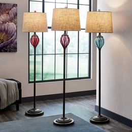 Captured Glass Floor Lamp, , large