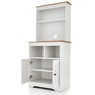 Katie Microwave Stand with Hutch, , large