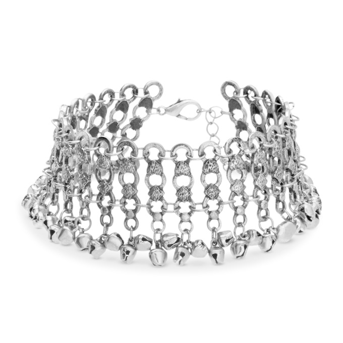 Ball Accented Ankle Bracelet, , large