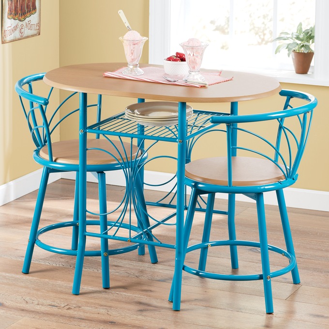 Small kitchen bistro table and chairs outlet