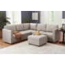 Harrison Sectional Armless Chair with Storage, Beige, large