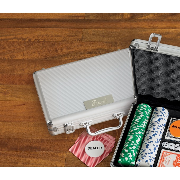 Poker Set with 200 Chips Montgomery Ward