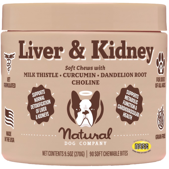 Natural Dog Liver & Kidney Supplement, , large