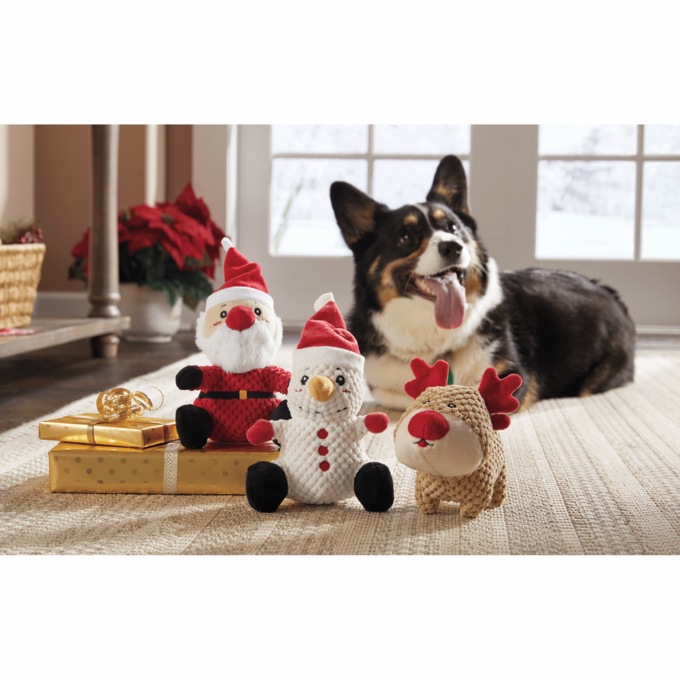 Set of 3 Holiday Tough Toys, , large