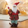 Sleepytime Santa Figurine, Red, large