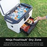Ninja FrostVault Hard Cooler with Dry Zone, White, large