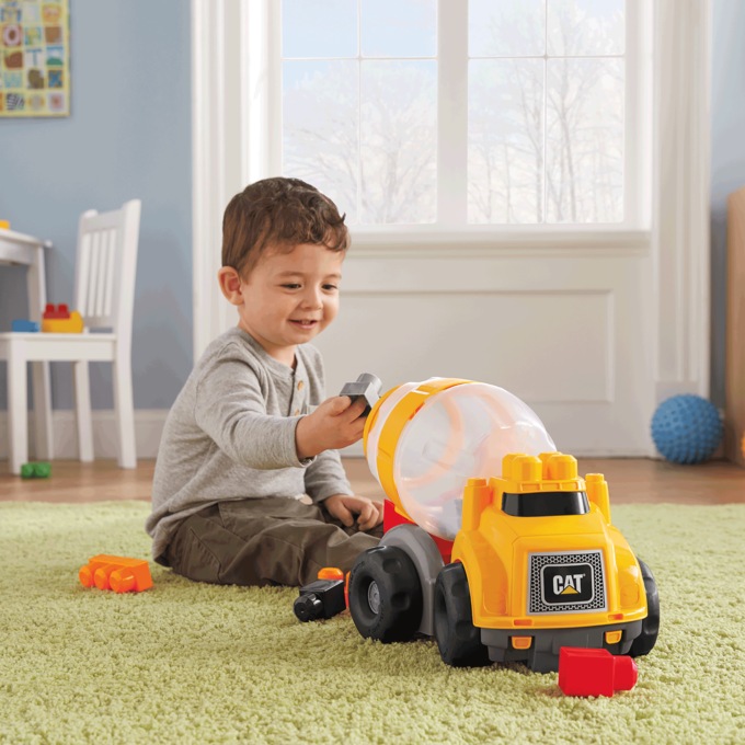 Mega Bloks Cat Cement Mixer, , large