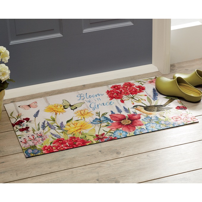 Bloom with Grace Mat Mate 18" x 30", , large