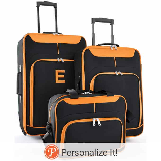 3 Piece Soft Sided Luggage Set Montgomery Ward