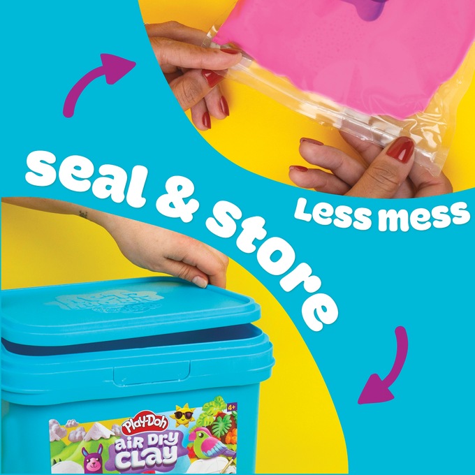 Play-Doh Air Dry Clay Tub, Blue, large