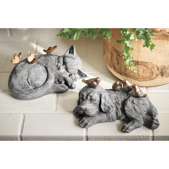 Sleeping Pet Figurine, , large