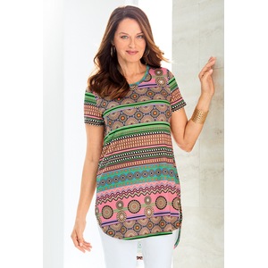 Printed Summer Breeze Tunic, , large