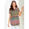 Printed Summer Breeze Tunic, , large