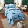 Reversible Snoopy Snowday Bedding Set, , large