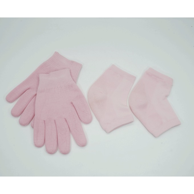 Gel Heel Sock & Glove Set, , large