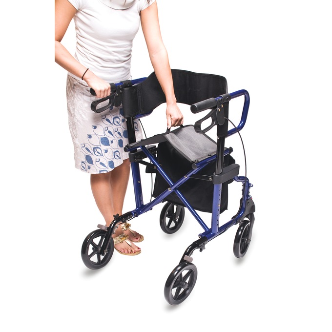 Lumex Hybrid LX Rollator Transport Chair, , large