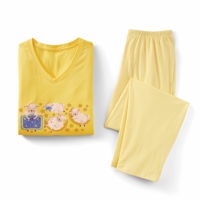 Screenprint Pajama Set, , large