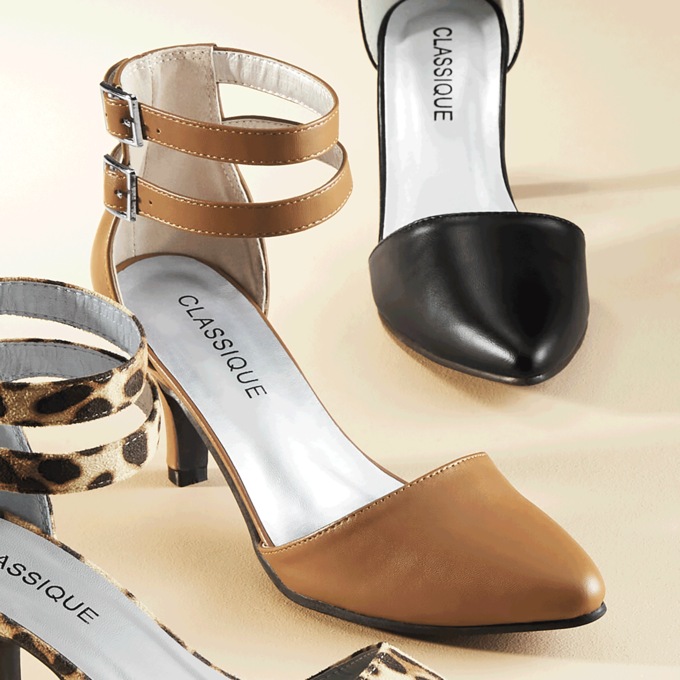 Camlo Pump with Double Ankle Strap in Lots of Colors, , large