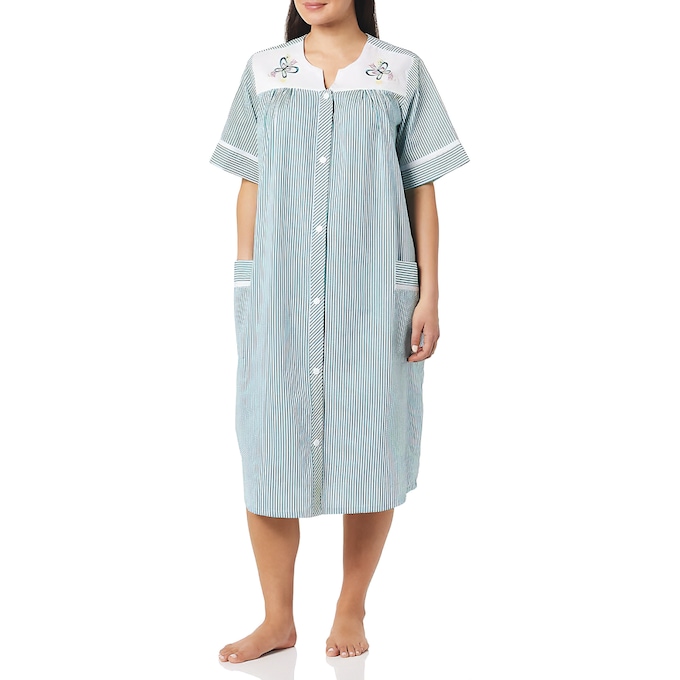 Duster With Embroidered Yoke, , large