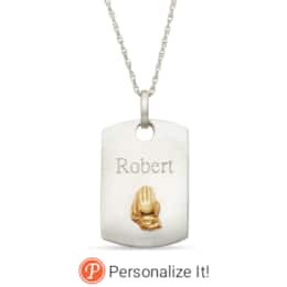 Personalized Inspirations/Name Two-tone Pendant, , large