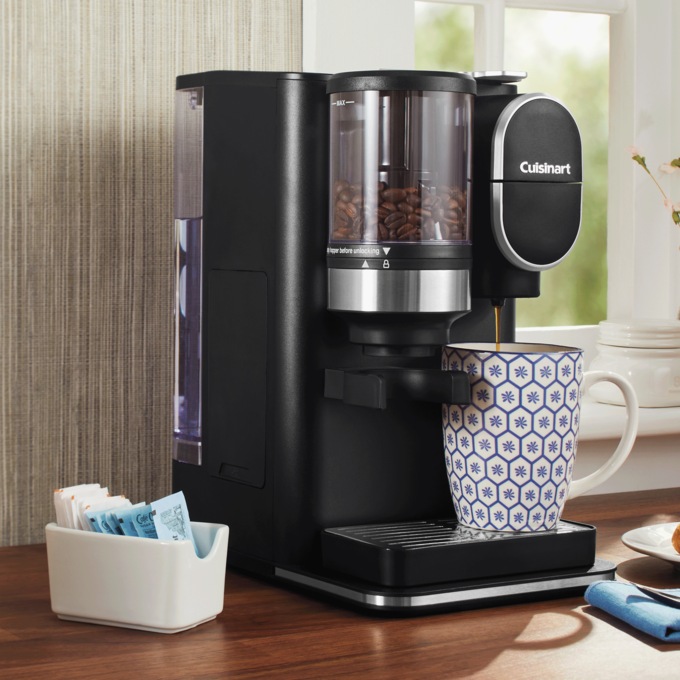 Cuisinart Grind & Brew Single Serve Brewer, Black, large