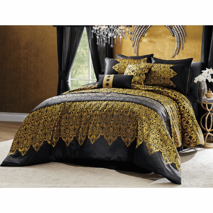 Kismet Woven Jacquard Comforter Set, 10 Pieces, , large