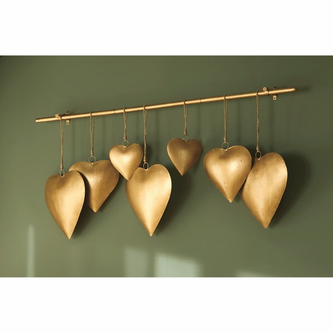 Metal Hearts Wall Art, , large