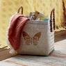 Butterfly Woven Basket, , large