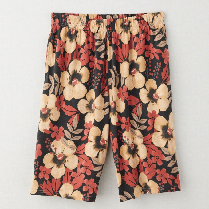 PJ Set with Free Shorts, Black, large
