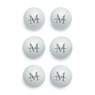 Set of 6 Personalized Name/Initial Golf Balls, , large