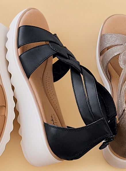 Clarks jillian sales wedge sandal