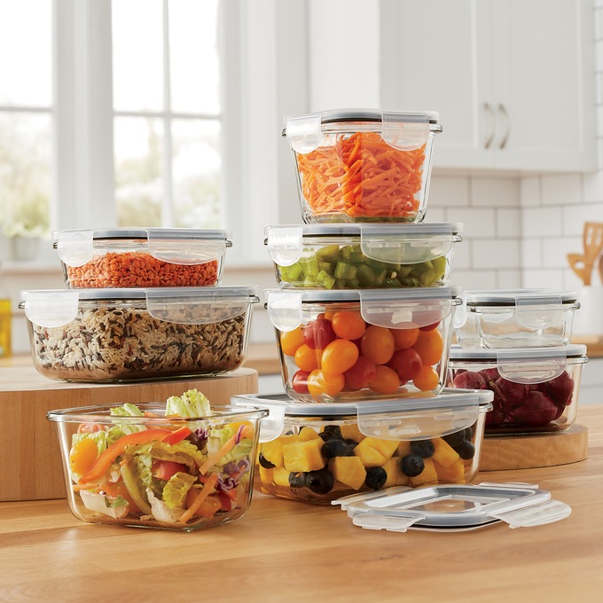 Rubbermaid Brilliance Food Storage Container Set of 36