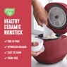 Greenlife 4-Cup Rice and Grains Cooker, Red, large