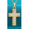Nugget Cross Pendant, , large