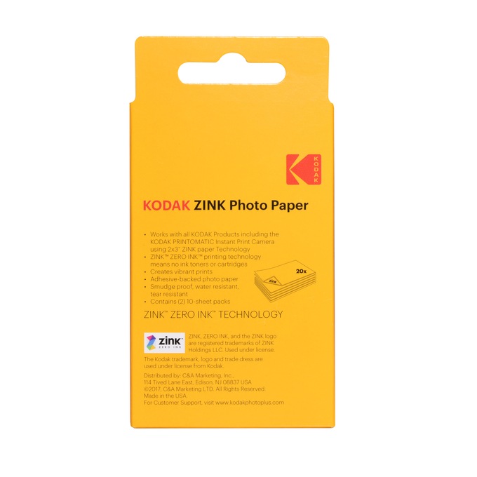 Kodak 20-Pack Zink Photo Paper