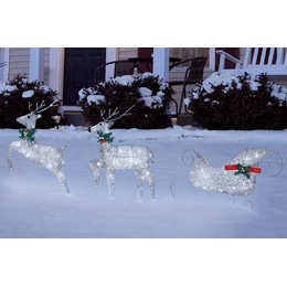 3-Piece Twinkle Reindeer Set, , large