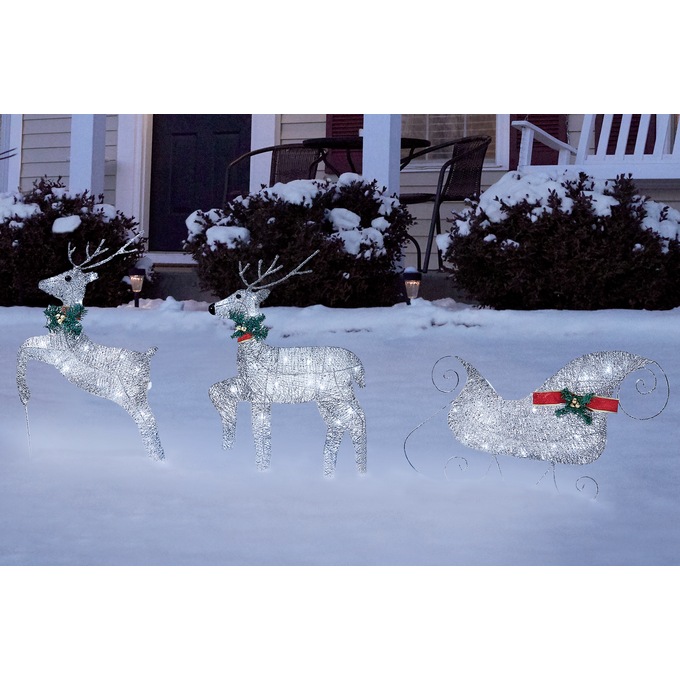 3-Piece Twinkle Reindeer Set, , large