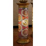 Mosaic Lit Pedestal Table, , large