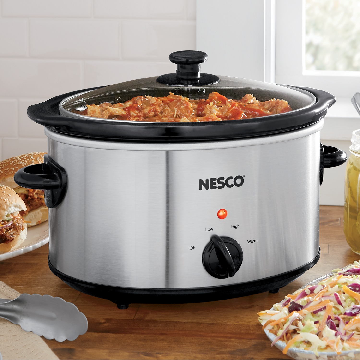 Nesco 4Qt. Stainless Steel Slow Cooker Montgomery Ward