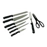 25-Piece Cutlery and Utensil Set, Black, large