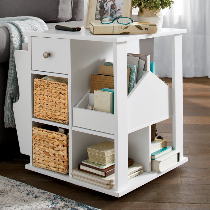 Admiral Revolving End Table, , large