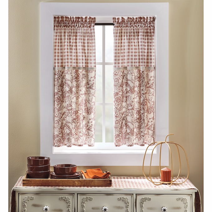 Gingham and Toile Tier Pair, , large