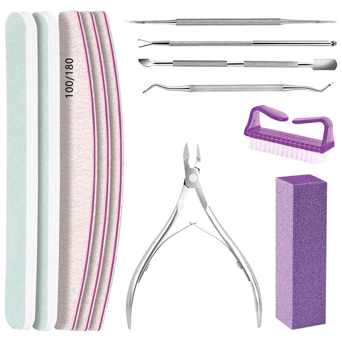 12-Piece Mani/Pedi Nail Care Travel Kit, , large