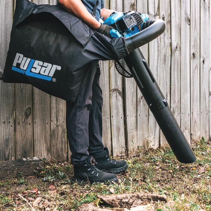 Pulsar 3-in-1 Handheld Leaf Blower, Vacuum and Shredder, Blue, large