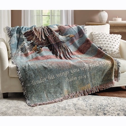 May Freedom Fly Tapestry Throw, , large