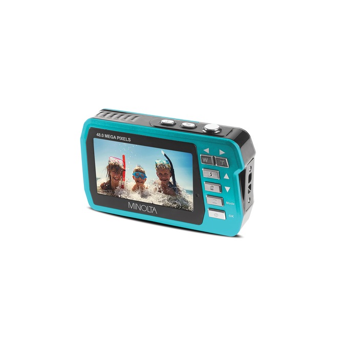 Minolta Dual-Screen Waterproof Digital Camera, , large