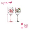 Dolly Parton Holly Dolly Christmas Set of 2 Wine Glasses, , large