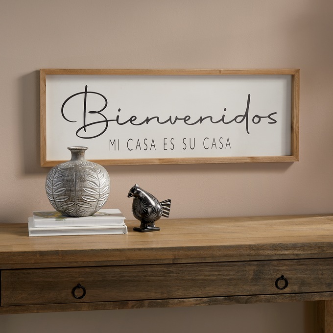 Bienvenidos a Mi Casa Wall Art, , large