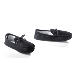 Men&#39;s Moccasin Faux-Leather Slipper, , large