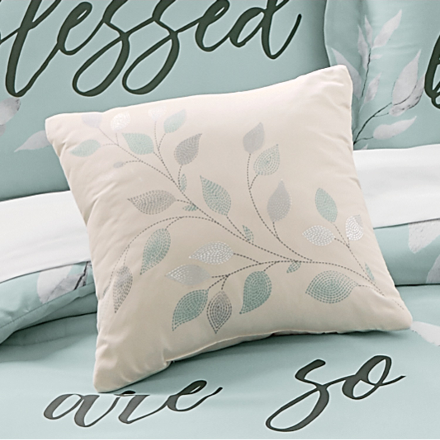 9Piece Blessed Bedding Set and Accent Pillow Montgomery Ward